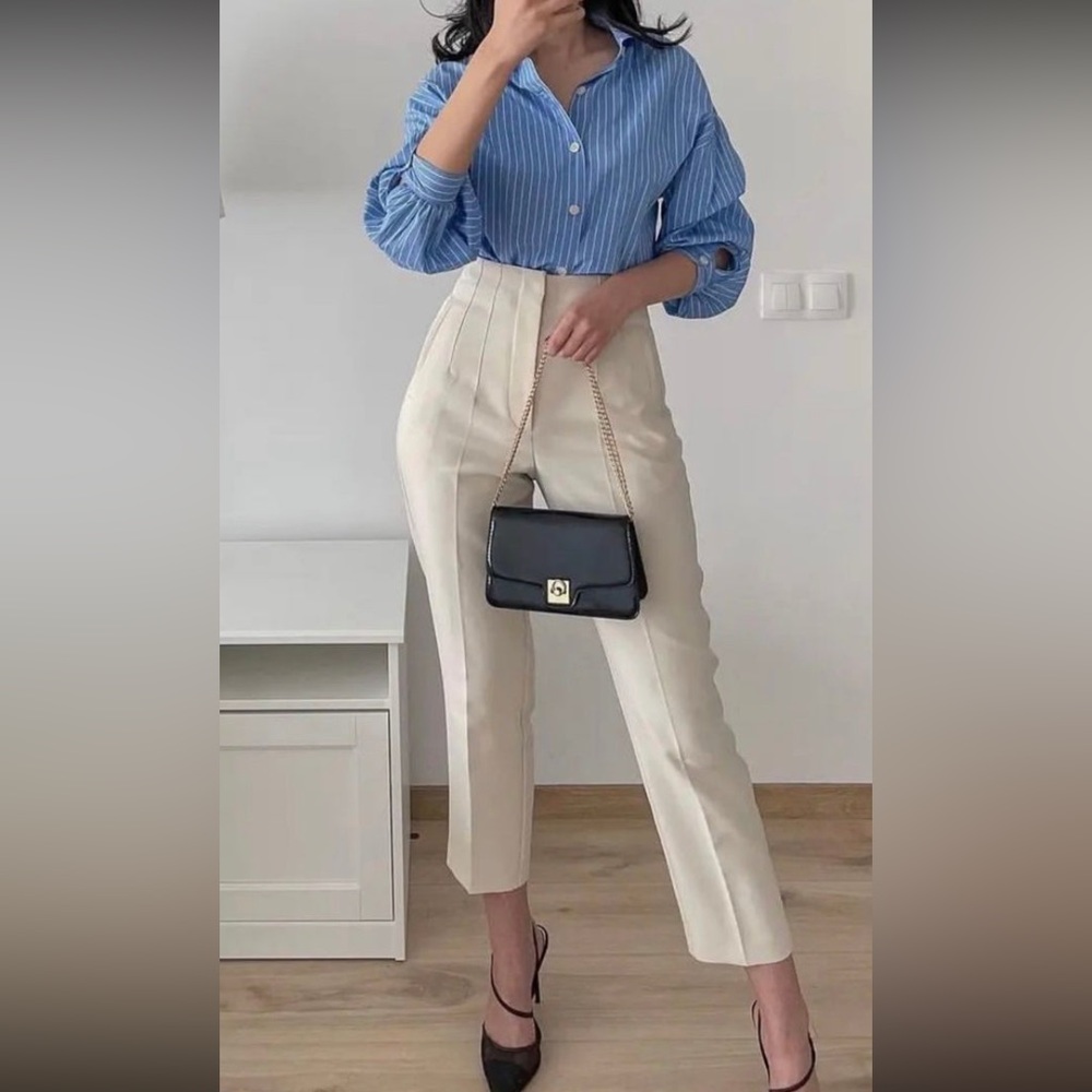 (SOLD) Nwt Zara high waisted Trousers